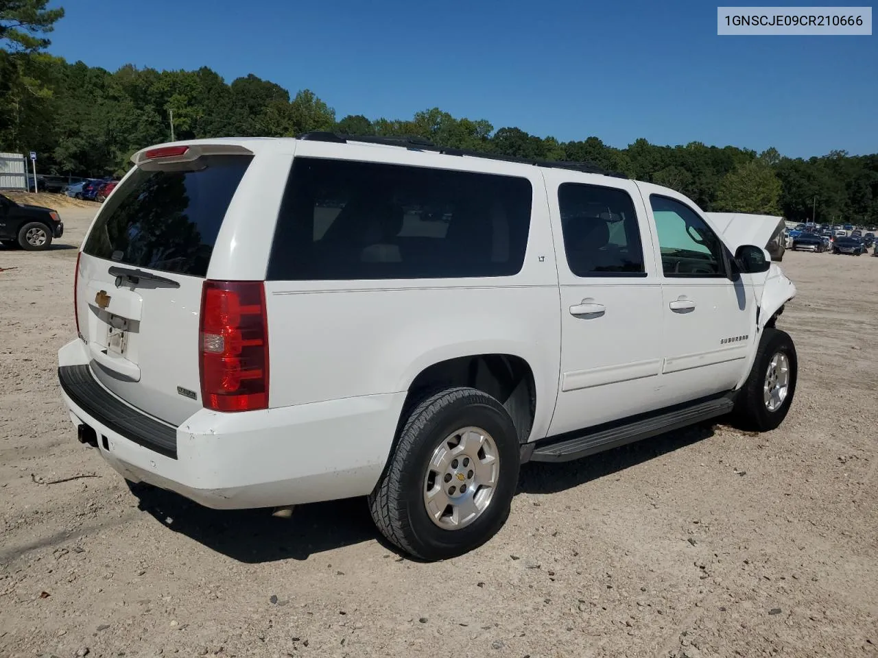 2012 Chevrolet Suburban C1500 Lt VIN: 1GNSCJE09CR210666 Lot: 70677014