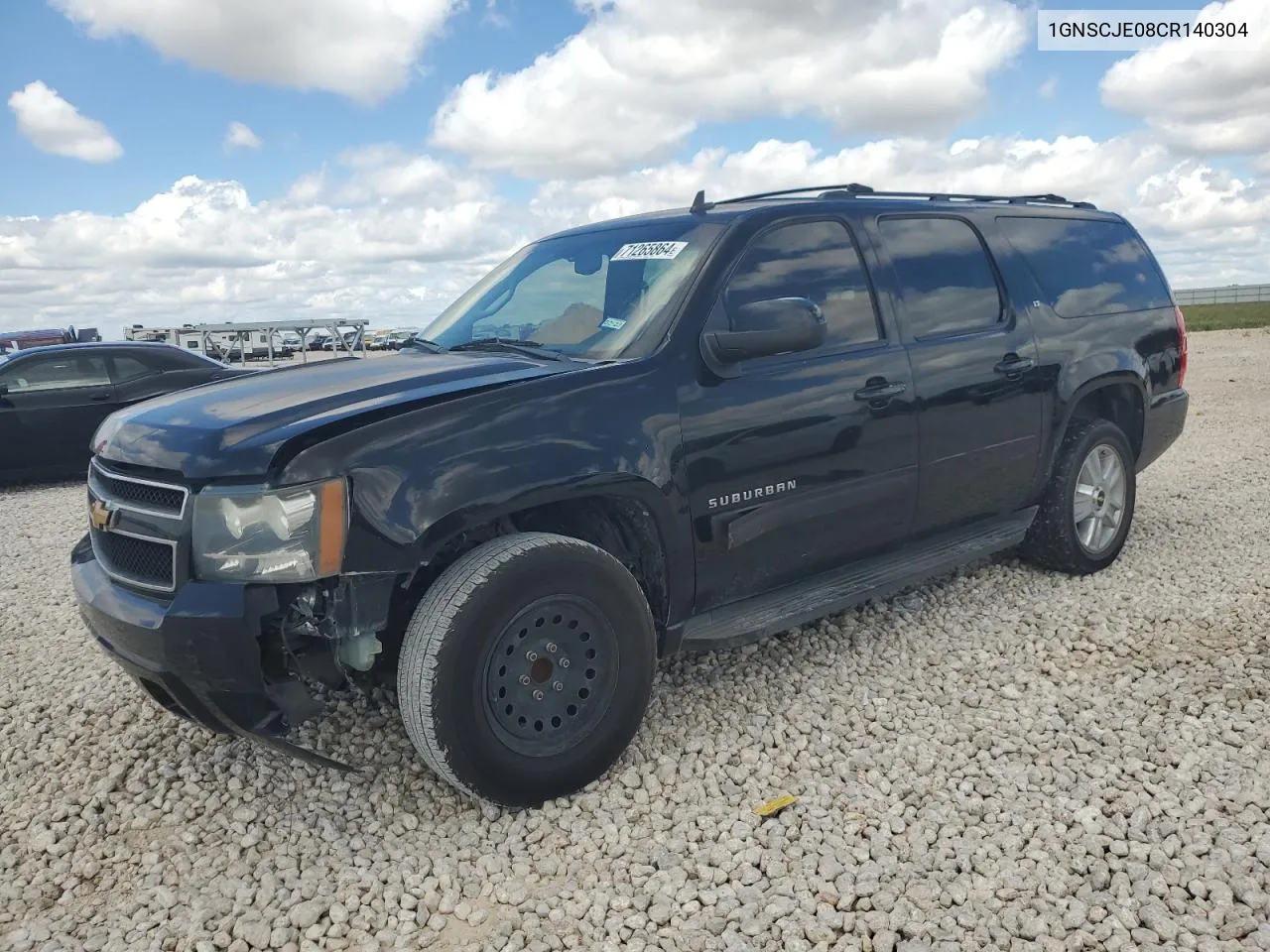 2012 Chevrolet Suburban C1500 Lt VIN: 1GNSCJE08CR140304 Lot: 71265864