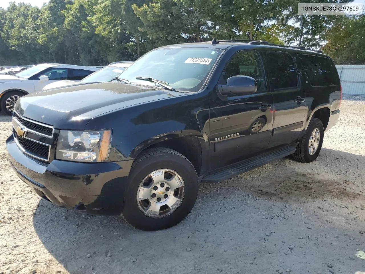 2012 Chevrolet Suburban K1500 Lt VIN: 1GNSKJE73CR297609 Lot: 71305014