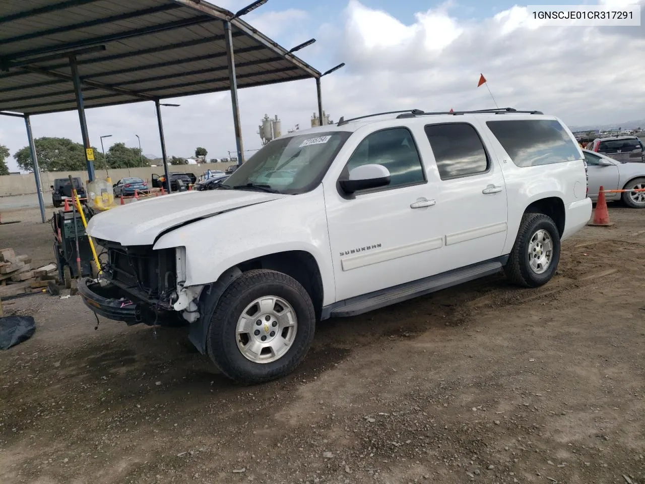 1GNSCJE01CR317291 2012 Chevrolet Suburban C1500 Lt