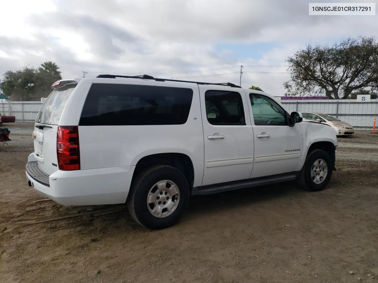 2012 Chevrolet Suburban C1500 Lt VIN: 1GNSCJE01CR317291 Lot: 72185754