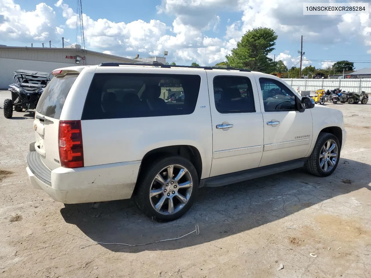 2012 Chevrolet Suburban C1500 Ltz VIN: 1GNSCKE0XCR285284 Lot: 72410804