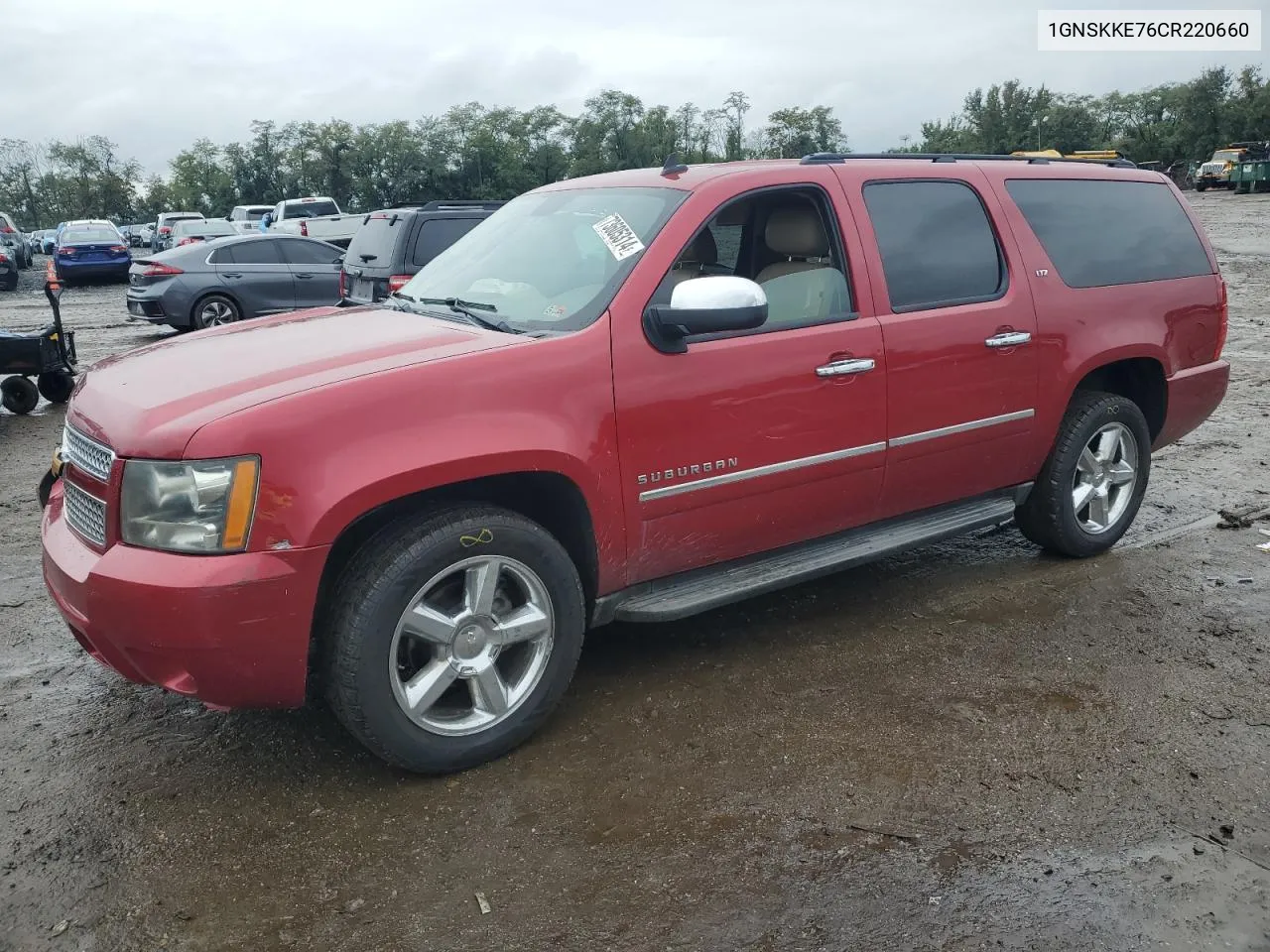 2012 Chevrolet Suburban K1500 Ltz VIN: 1GNSKKE76CR220660 Lot: 73605314