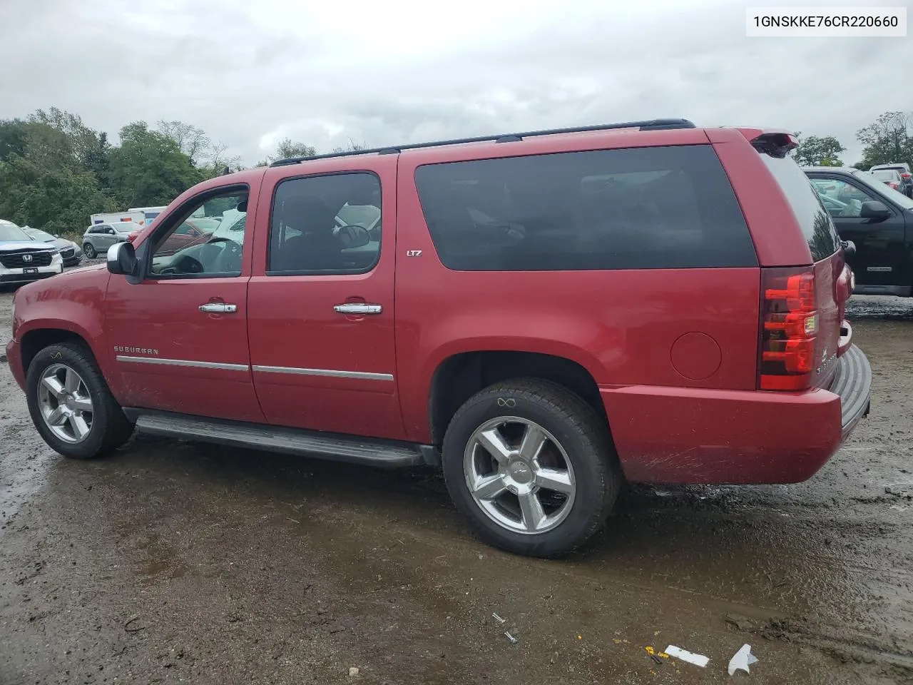 2012 Chevrolet Suburban K1500 Ltz VIN: 1GNSKKE76CR220660 Lot: 73605314