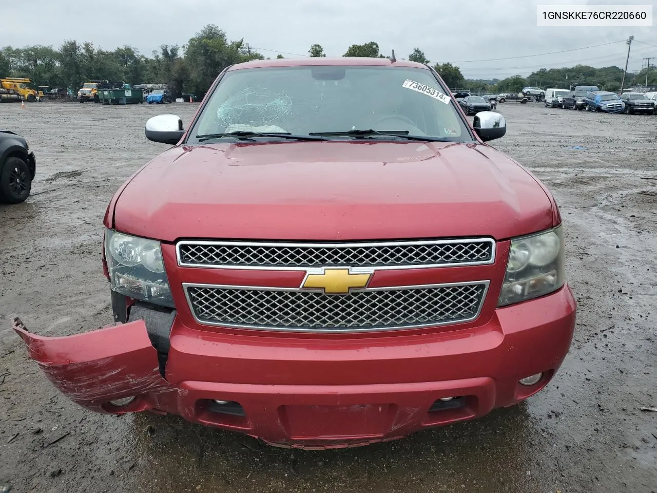 2012 Chevrolet Suburban K1500 Ltz VIN: 1GNSKKE76CR220660 Lot: 73605314