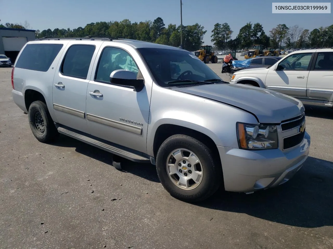 2012 Chevrolet Suburban C1500 Lt VIN: 1GNSCJE03CR199969 Lot: 74335844