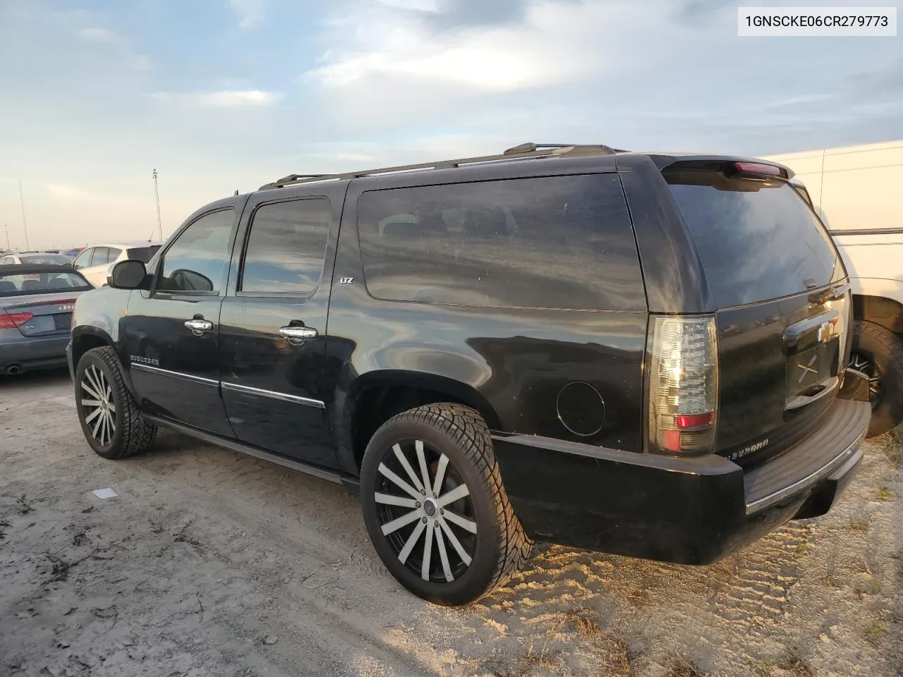 2012 Chevrolet Suburban C1500 Ltz VIN: 1GNSCKE06CR279773 Lot: 75028334