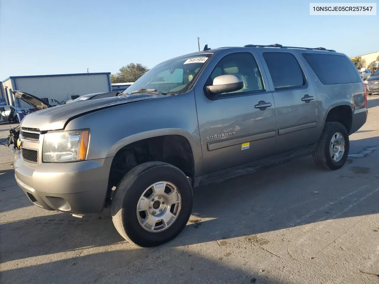 2012 Chevrolet Suburban C1500 Lt VIN: 1GNSCJE05CR257547 Lot: 76461984