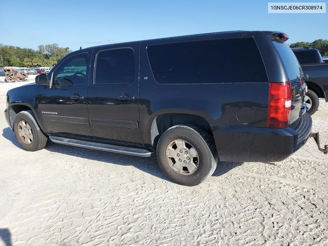 2012 Chevrolet Suburban C1500 Lt VIN: 1GNSCJE06CR308974 Lot: 77503404