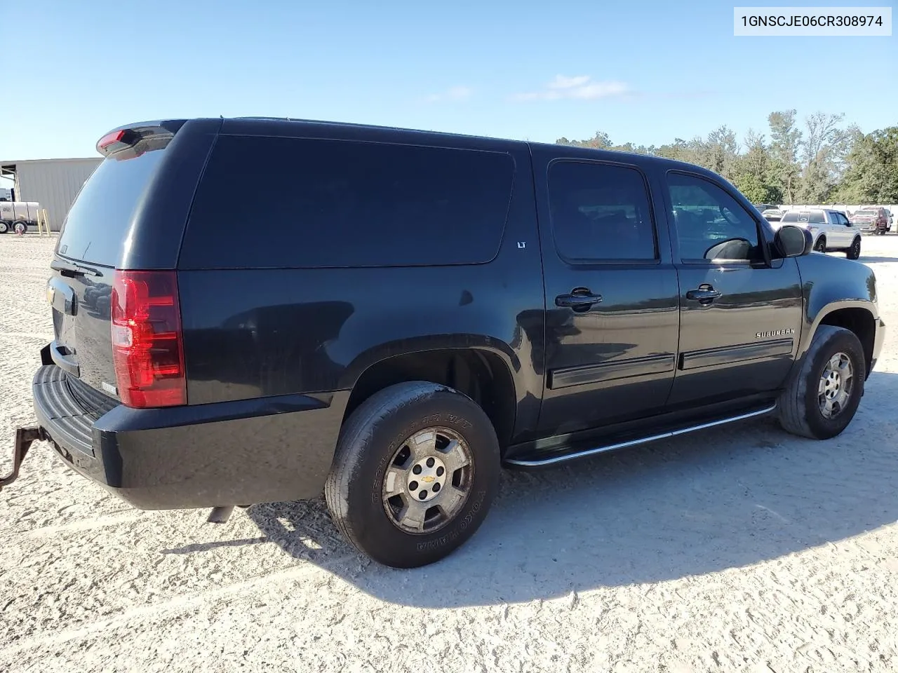 2012 Chevrolet Suburban C1500 Lt VIN: 1GNSCJE06CR308974 Lot: 77503404