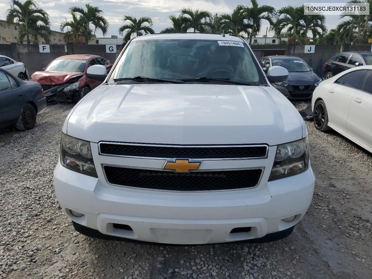 2012 Chevrolet Suburban C1500 Lt VIN: 1GNSCJE0XCR131183 Lot: 78451404