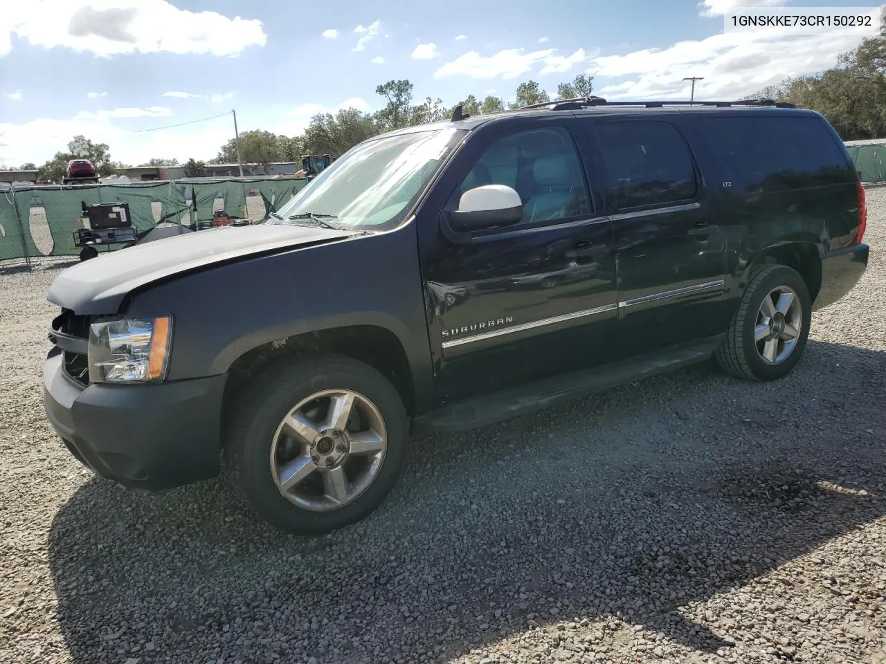 1GNSKKE73CR150292 2012 Chevrolet Suburban K1500 Ltz