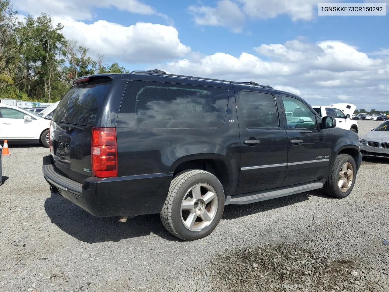 1GNSKKE73CR150292 2012 Chevrolet Suburban K1500 Ltz