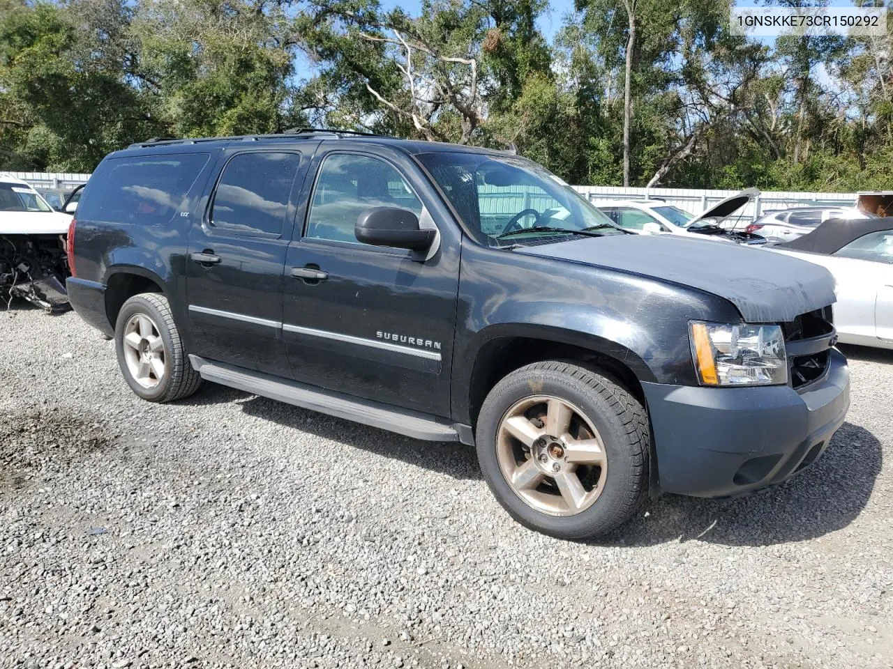 1GNSKKE73CR150292 2012 Chevrolet Suburban K1500 Ltz