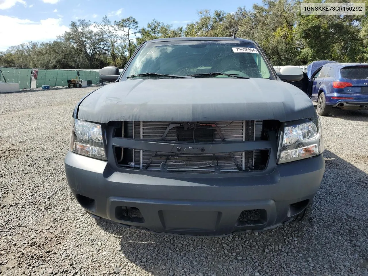 1GNSKKE73CR150292 2012 Chevrolet Suburban K1500 Ltz