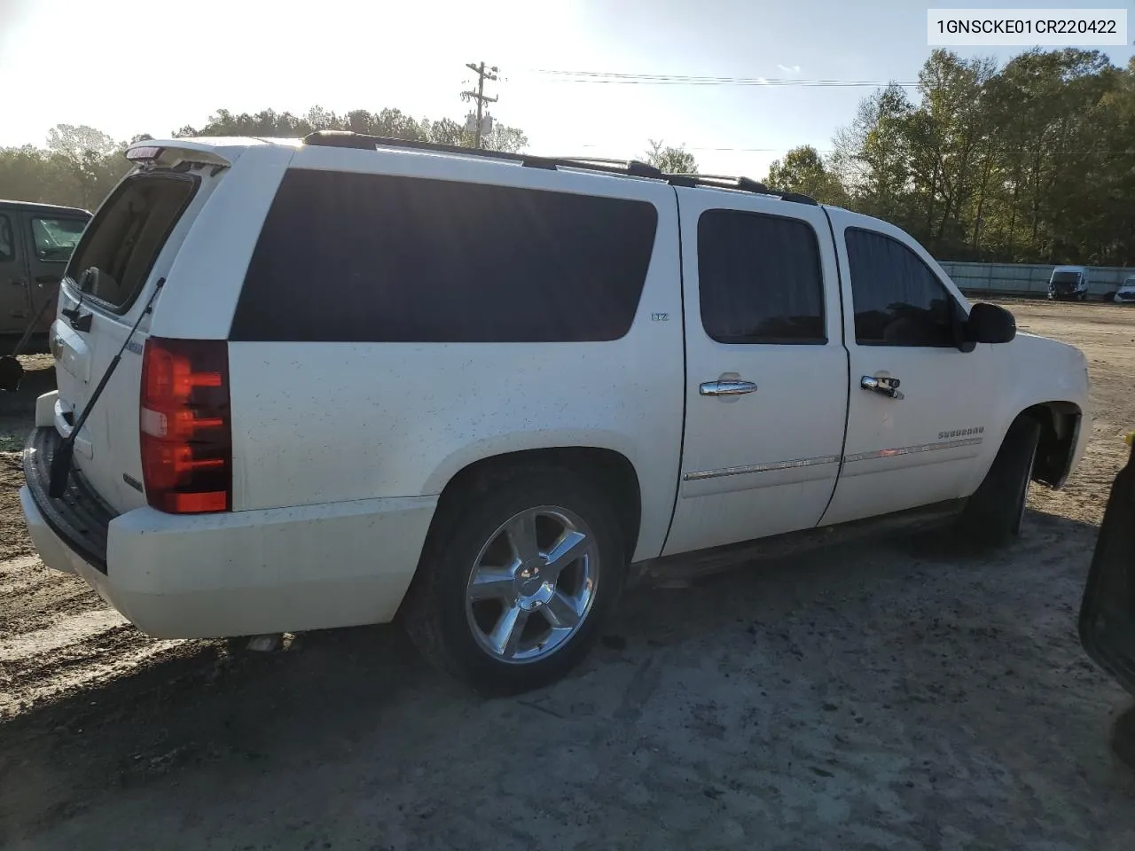 2012 Chevrolet Suburban C1500 Ltz VIN: 1GNSCKE01CR220422 Lot: 81174644