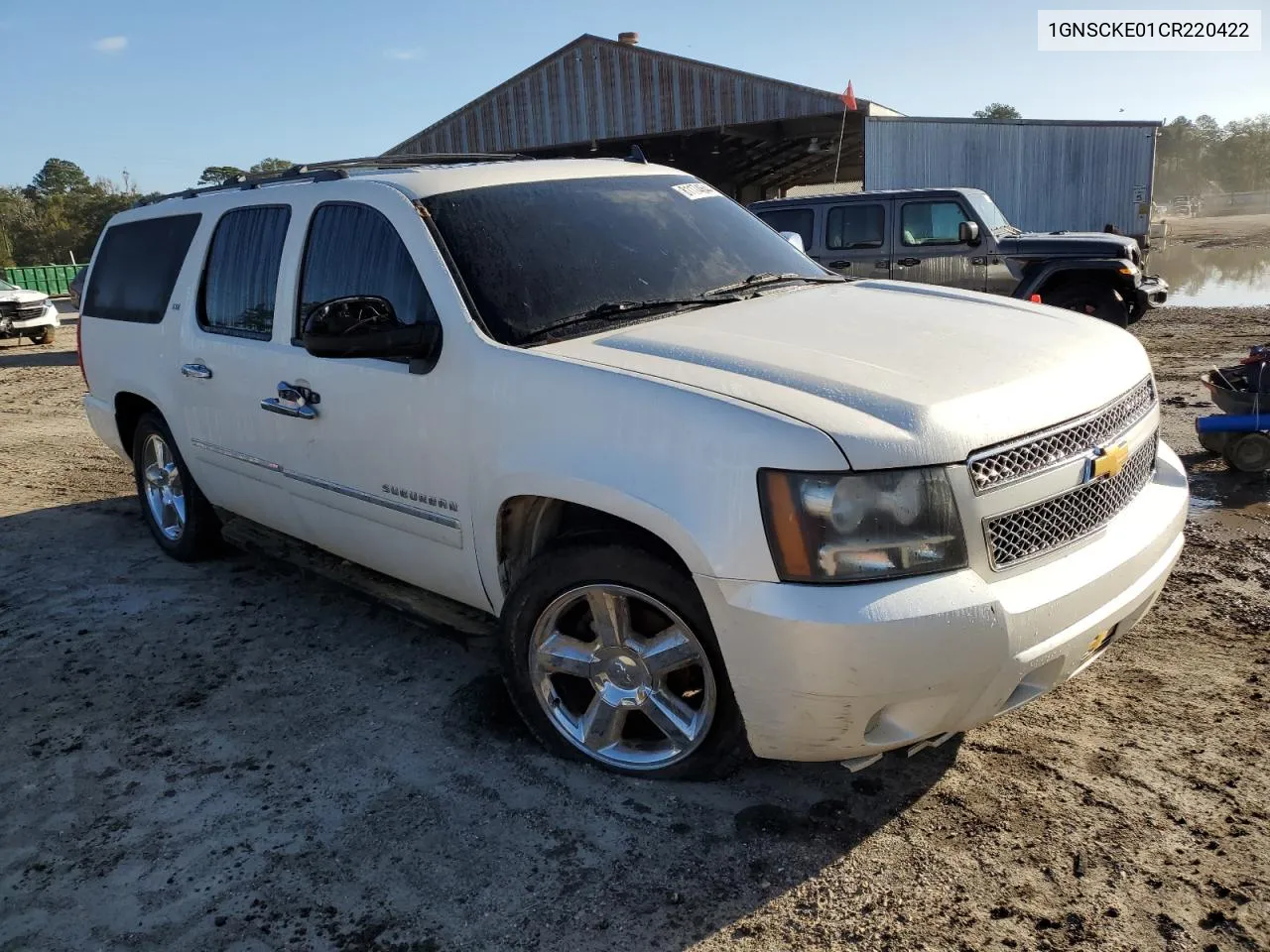 2012 Chevrolet Suburban C1500 Ltz VIN: 1GNSCKE01CR220422 Lot: 81174644