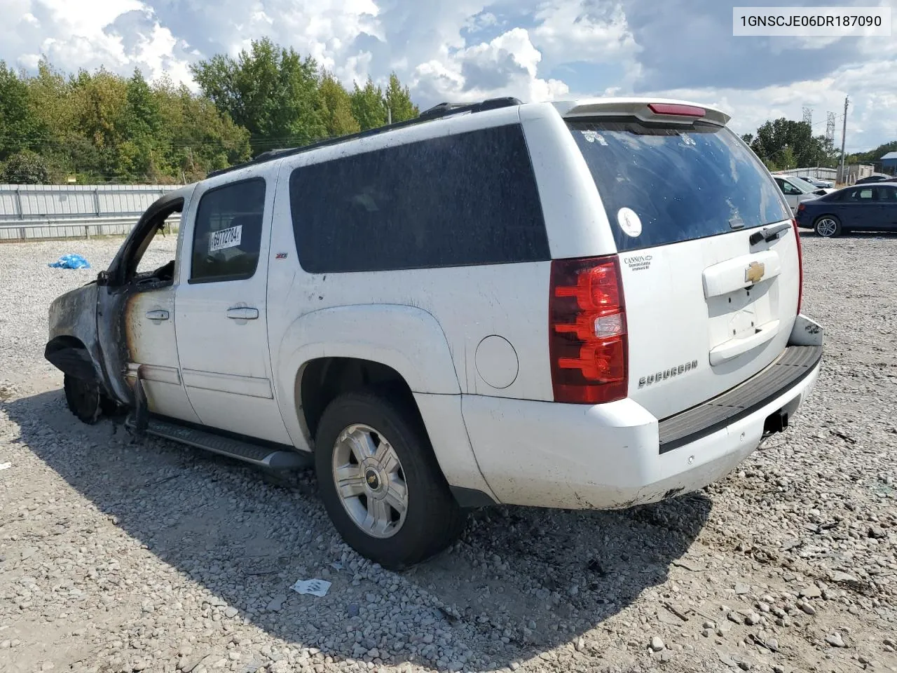 2013 Chevrolet Suburban C1500 Lt VIN: 1GNSCJE06DR187090 Lot: 69772784