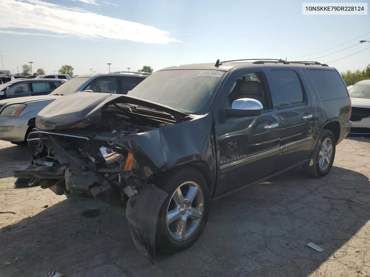 2013 Chevrolet Suburban K1500 Ltz VIN: 1GNSKKE79DR228124 Lot: 74193234