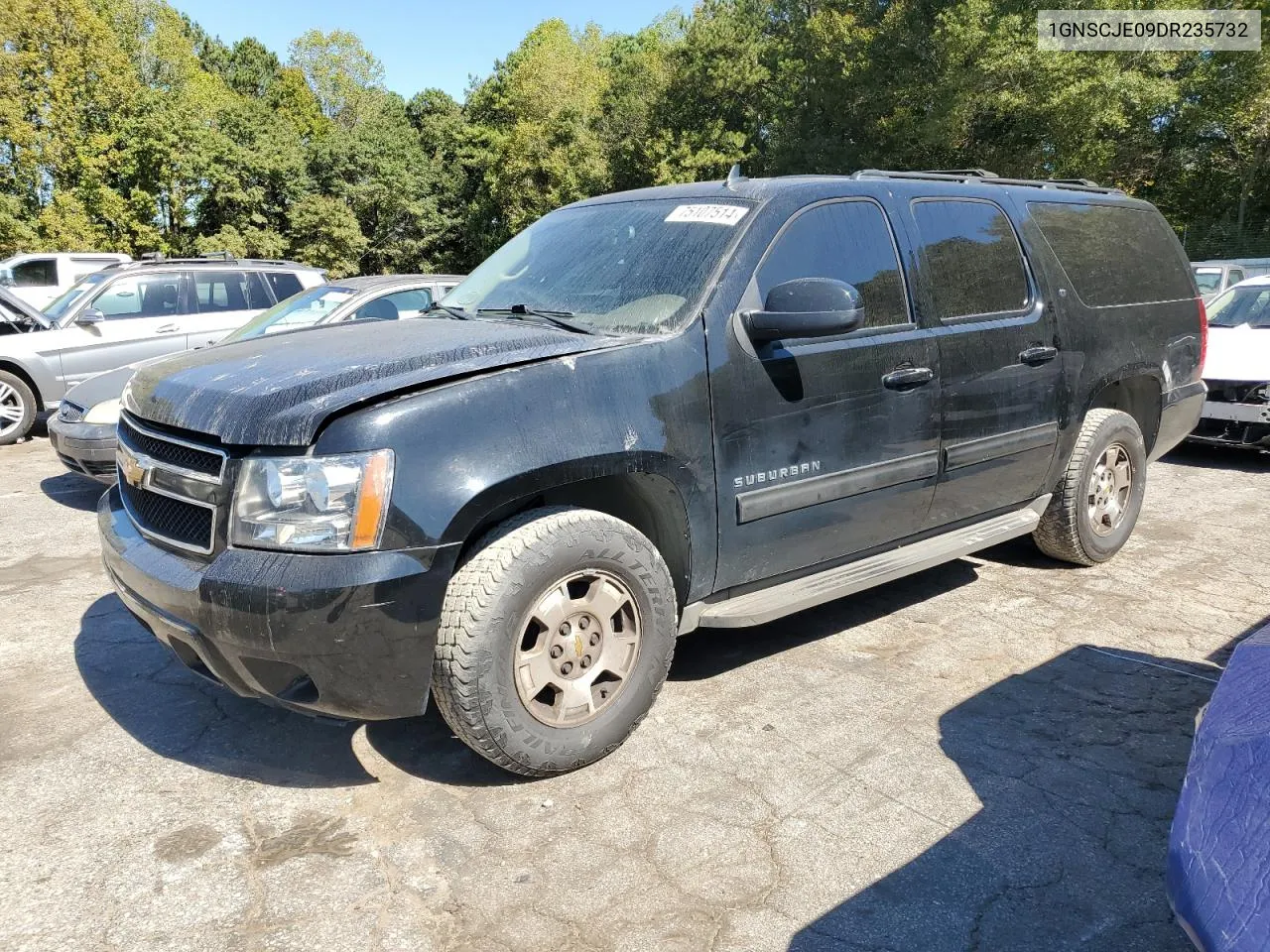 2013 Chevrolet Suburban C1500 Lt VIN: 1GNSCJE09DR235732 Lot: 75107514