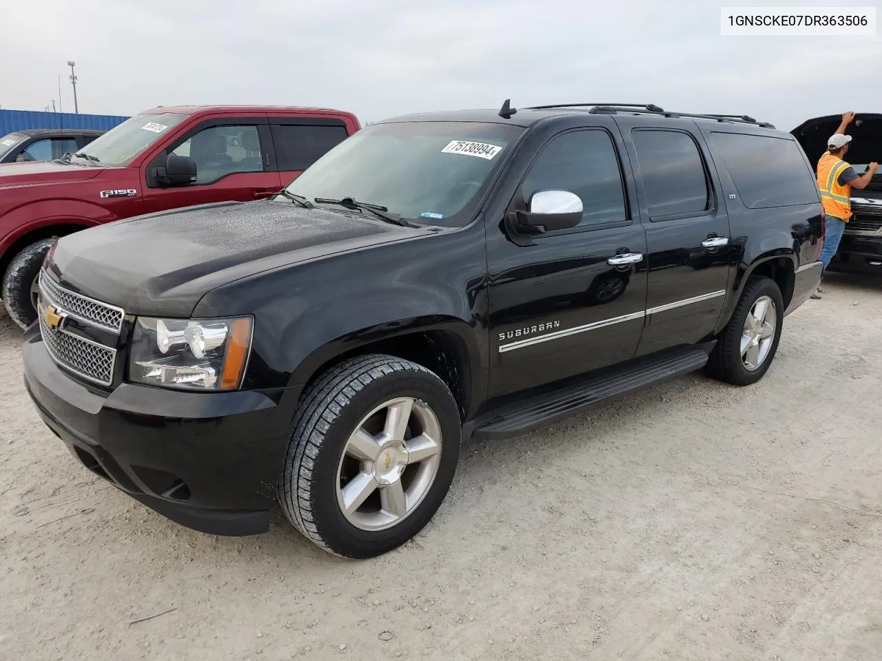 2013 Chevrolet Suburban C1500 Ltz VIN: 1GNSCKE07DR363506 Lot: 75138994