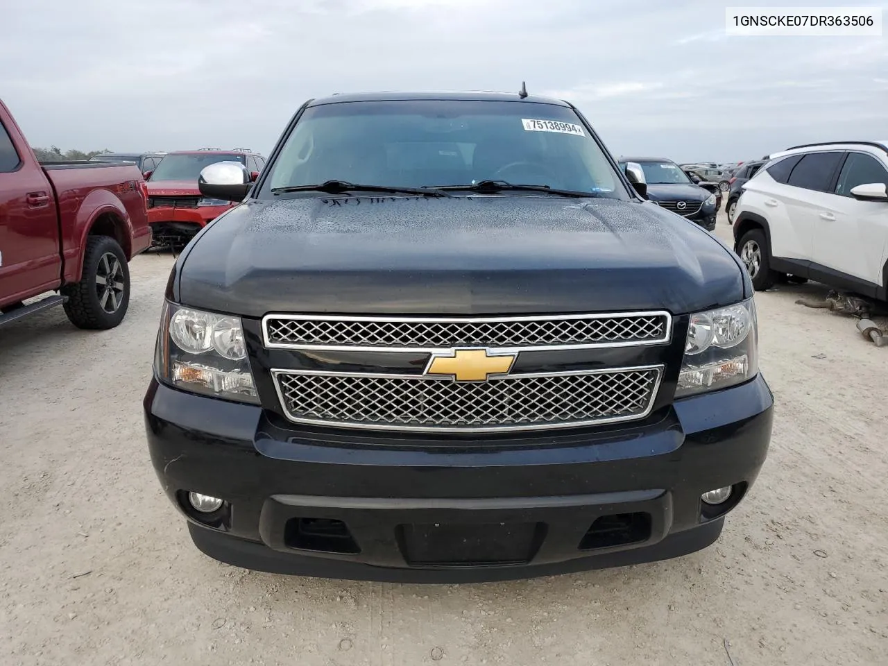 2013 Chevrolet Suburban C1500 Ltz VIN: 1GNSCKE07DR363506 Lot: 75138994