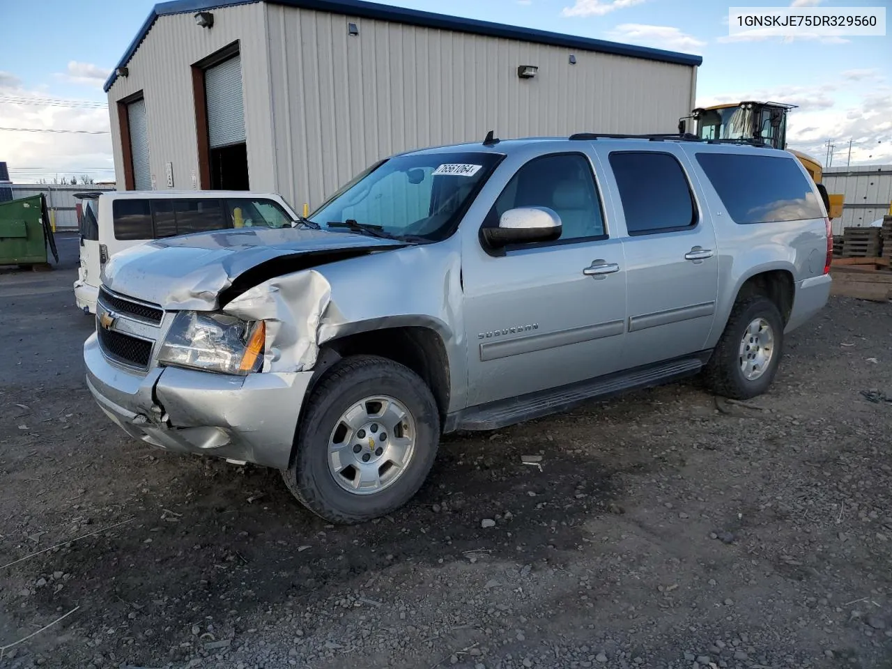 2013 Chevrolet Suburban K1500 Lt VIN: 1GNSKJE75DR329560 Lot: 76561064