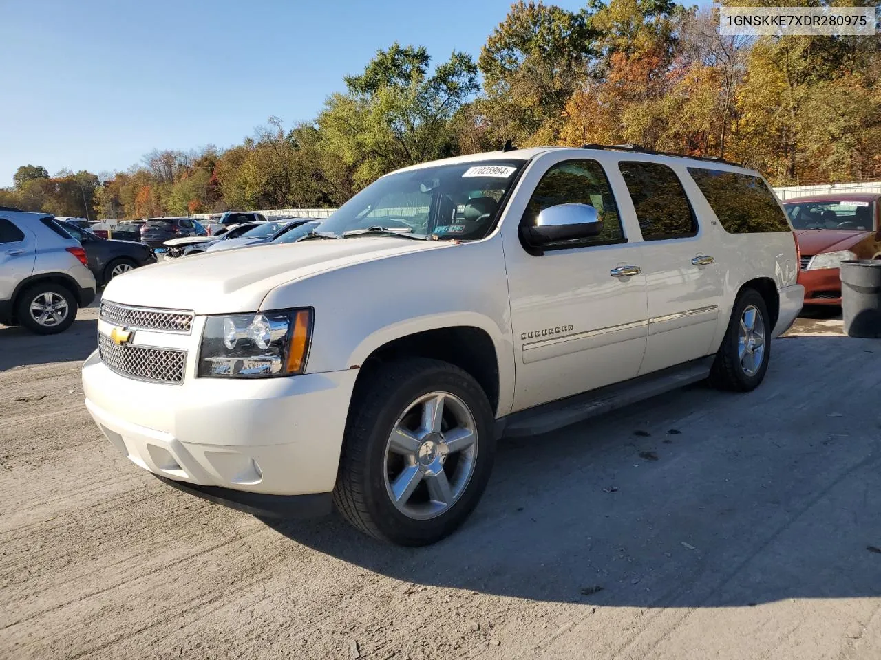 2013 Chevrolet Suburban K1500 Ltz VIN: 1GNSKKE7XDR280975 Lot: 77025984