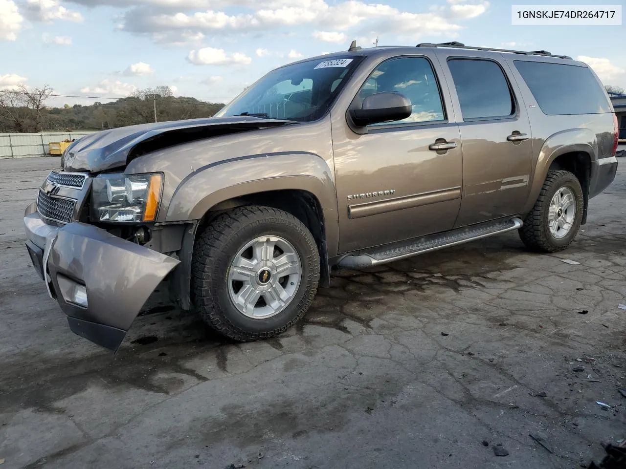 2013 Chevrolet Suburban K1500 Lt VIN: 1GNSKJE74DR264717 Lot: 77552324