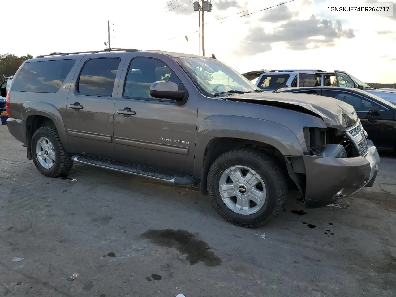 2013 Chevrolet Suburban K1500 Lt VIN: 1GNSKJE74DR264717 Lot: 77552324