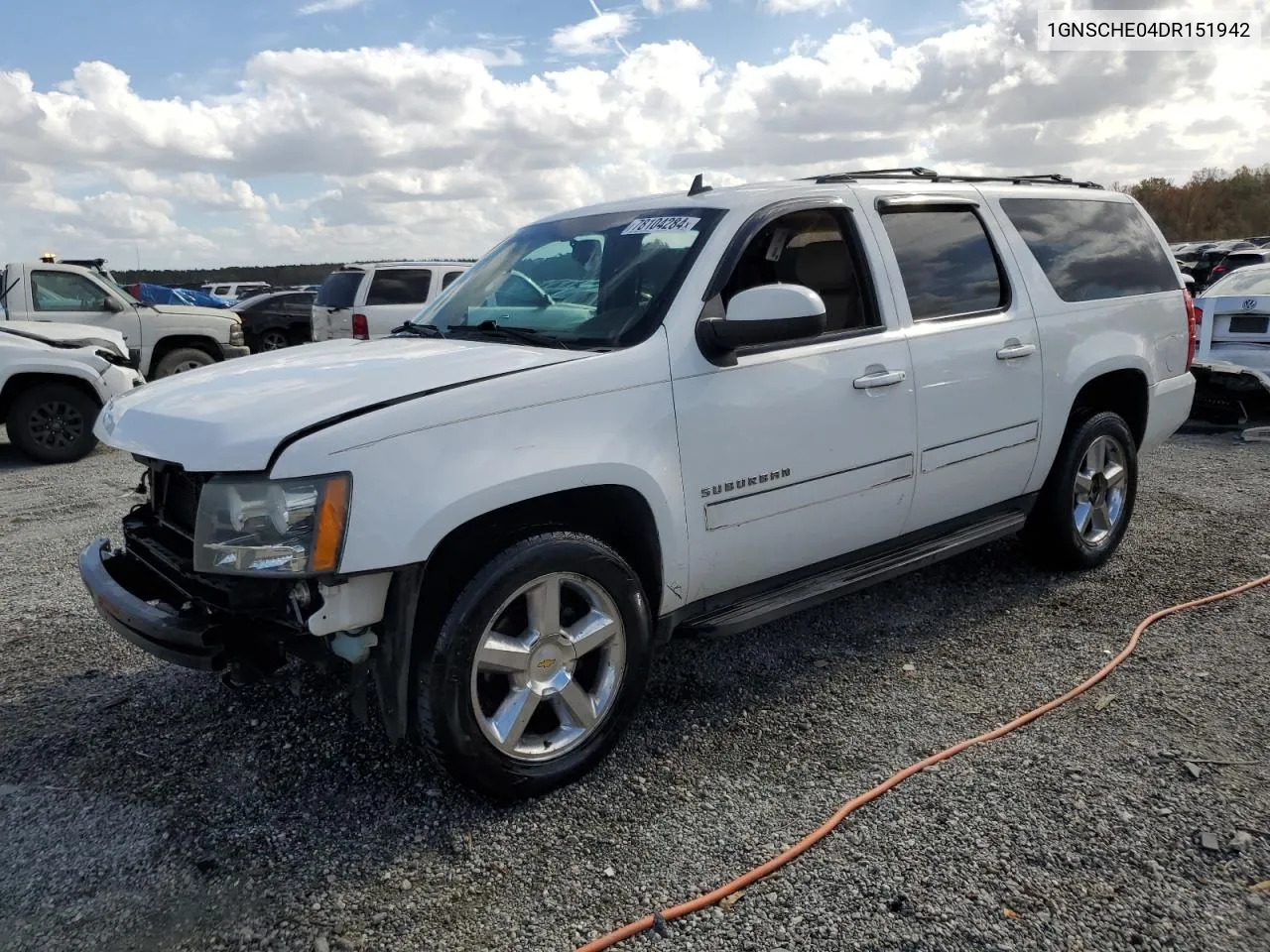 2013 Chevrolet Suburban C1500 Ls VIN: 1GNSCHE04DR151942 Lot: 78104284