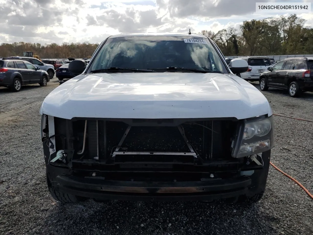 2013 Chevrolet Suburban C1500 Ls VIN: 1GNSCHE04DR151942 Lot: 78104284