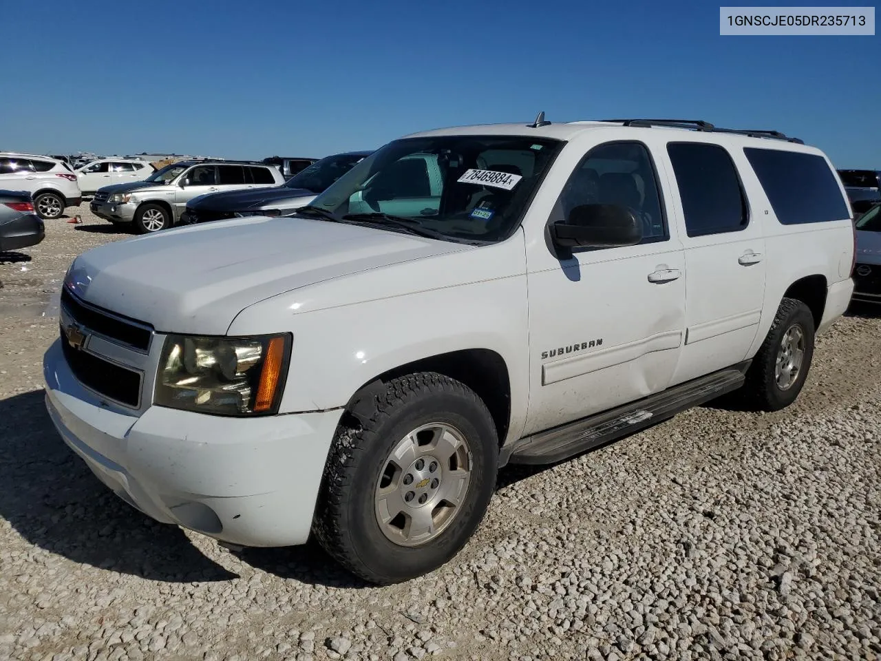 2013 Chevrolet Suburban C1500 Lt VIN: 1GNSCJE05DR235713 Lot: 78469884