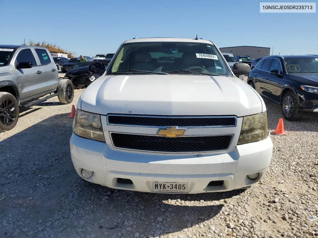 2013 Chevrolet Suburban C1500 Lt VIN: 1GNSCJE05DR235713 Lot: 78469884