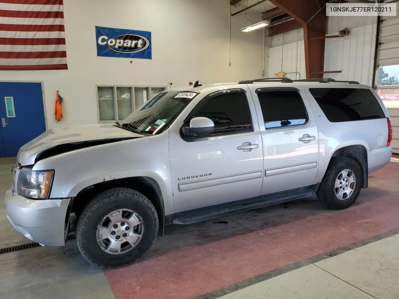 2014 Chevrolet Suburban K1500 Lt VIN: 1GNSKJE77ER120211 Lot: 62469424