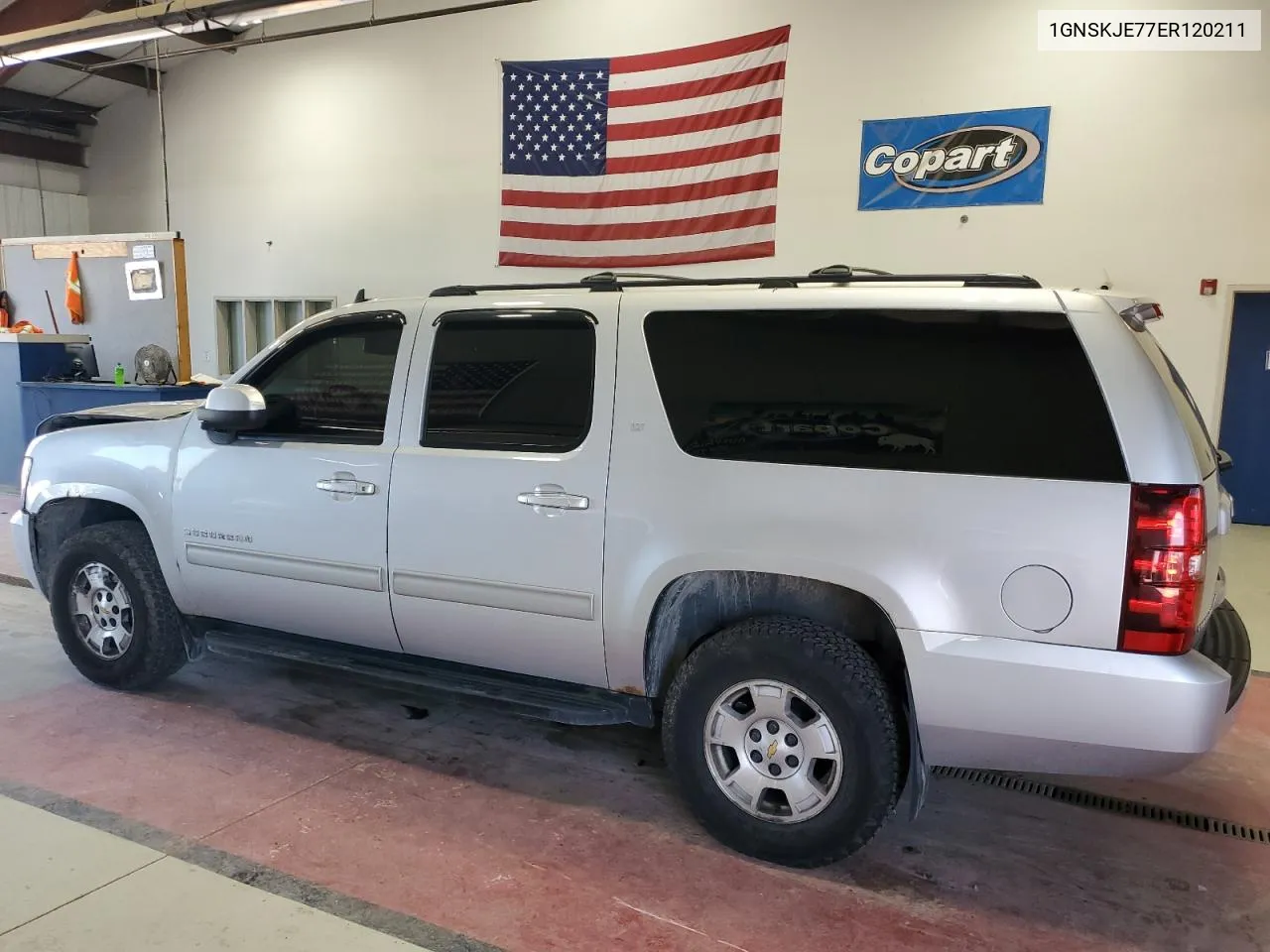 2014 Chevrolet Suburban K1500 Lt VIN: 1GNSKJE77ER120211 Lot: 62469424