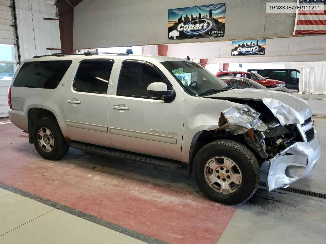 2014 Chevrolet Suburban K1500 Lt VIN: 1GNSKJE77ER120211 Lot: 62469424