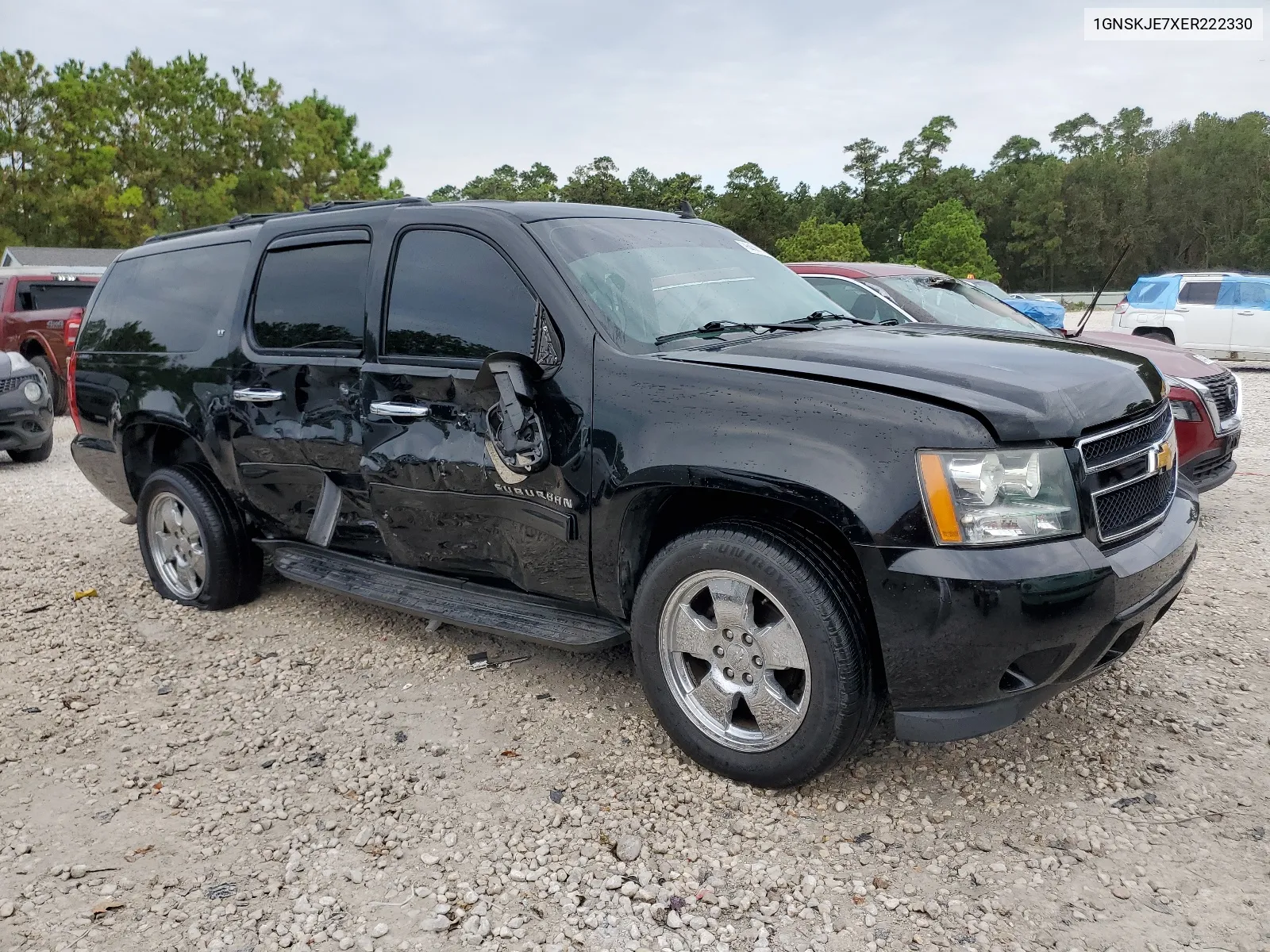 2014 Chevrolet Suburban K1500 Lt VIN: 1GNSKJE7XER222330 Lot: 64081334