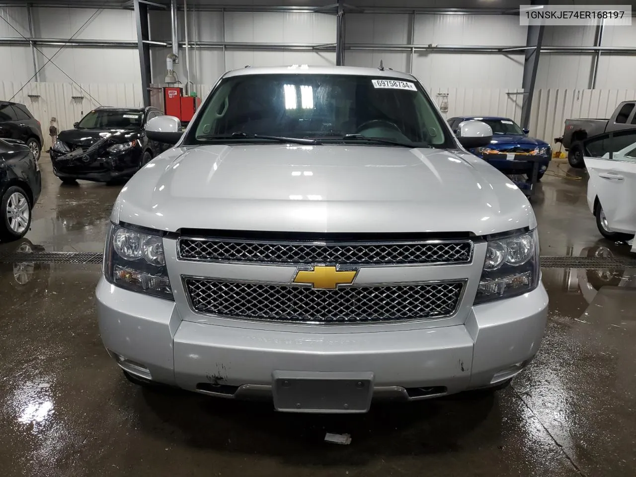 2014 Chevrolet Suburban K1500 Lt VIN: 1GNSKJE74ER168197 Lot: 69758734