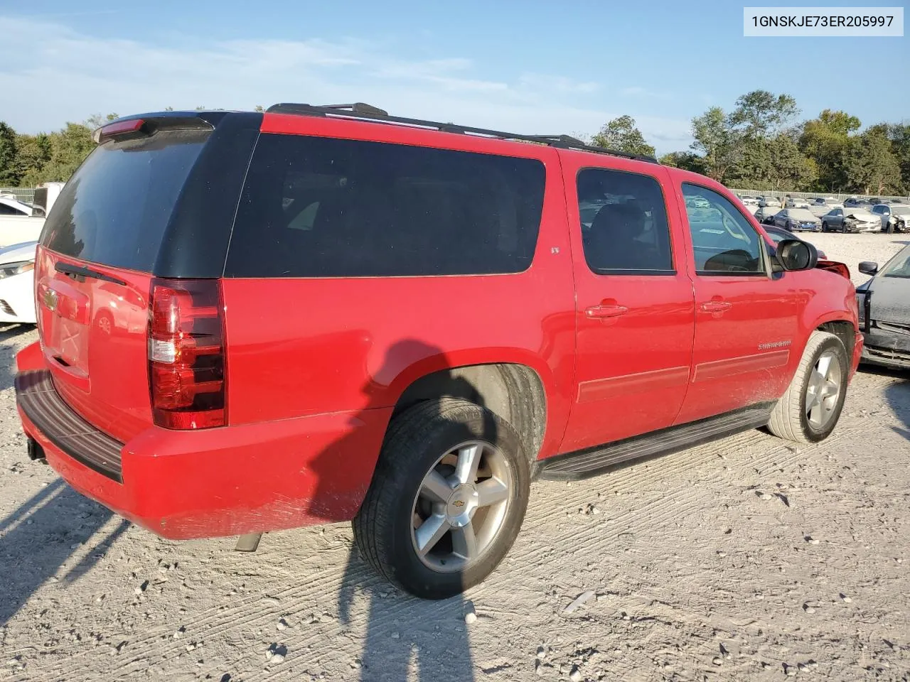 2014 Chevrolet Suburban K1500 Lt VIN: 1GNSKJE73ER205997 Lot: 71640234