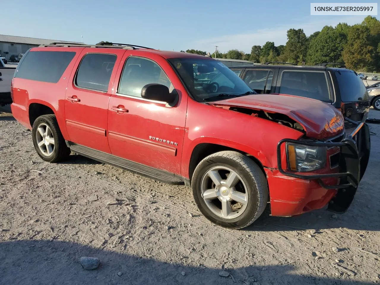 2014 Chevrolet Suburban K1500 Lt VIN: 1GNSKJE73ER205997 Lot: 71640234