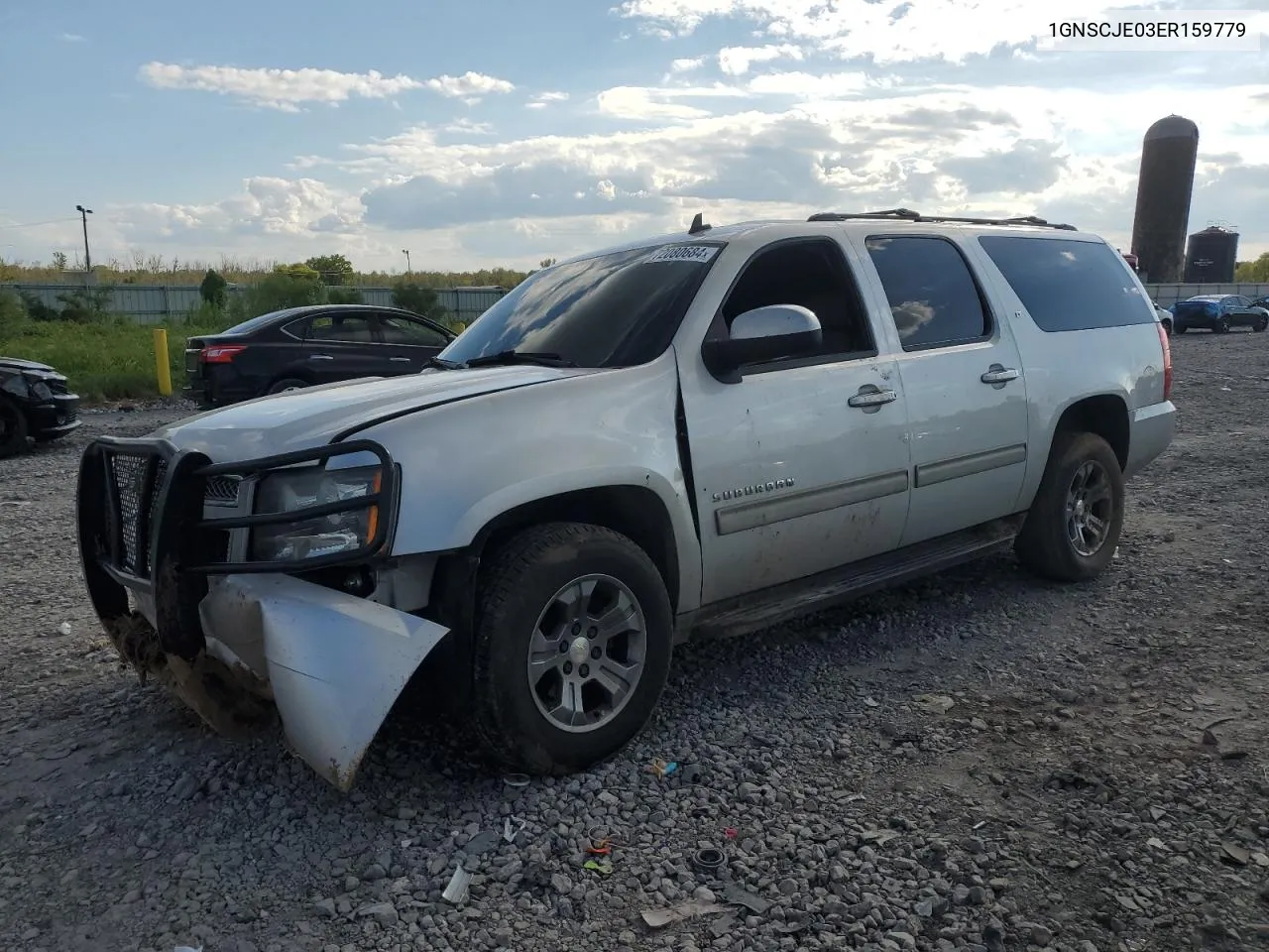 2014 Chevrolet Suburban C1500 Lt VIN: 1GNSCJE03ER159779 Lot: 72080684