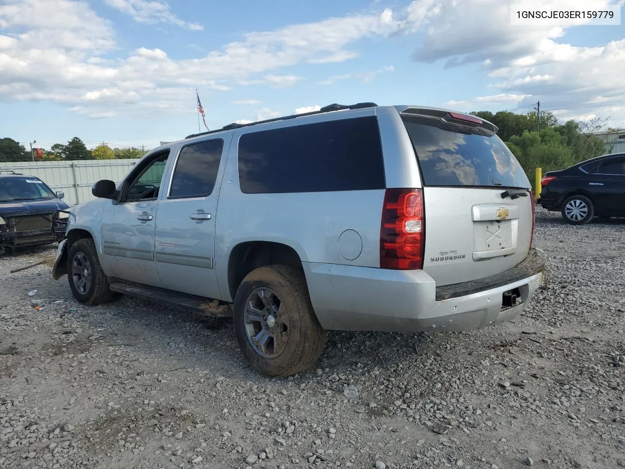 2014 Chevrolet Suburban C1500 Lt VIN: 1GNSCJE03ER159779 Lot: 72080684