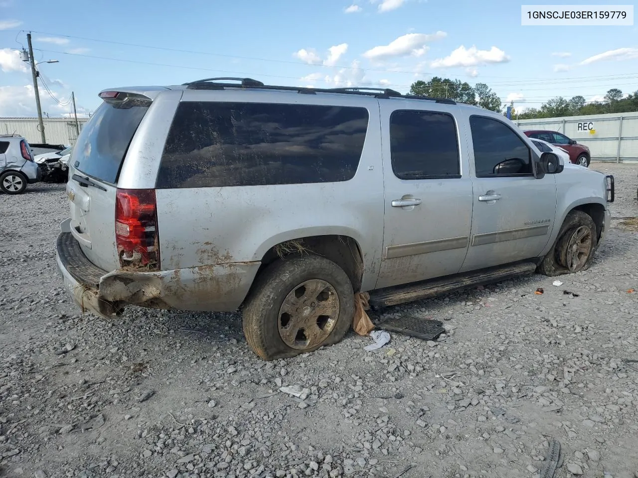 2014 Chevrolet Suburban C1500 Lt VIN: 1GNSCJE03ER159779 Lot: 72080684