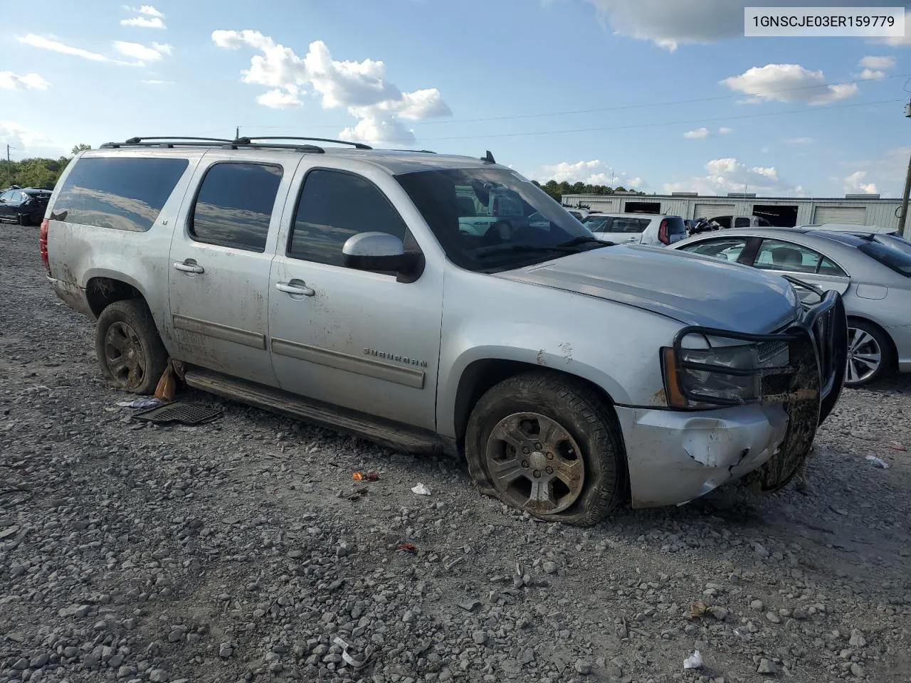 2014 Chevrolet Suburban C1500 Lt VIN: 1GNSCJE03ER159779 Lot: 72080684