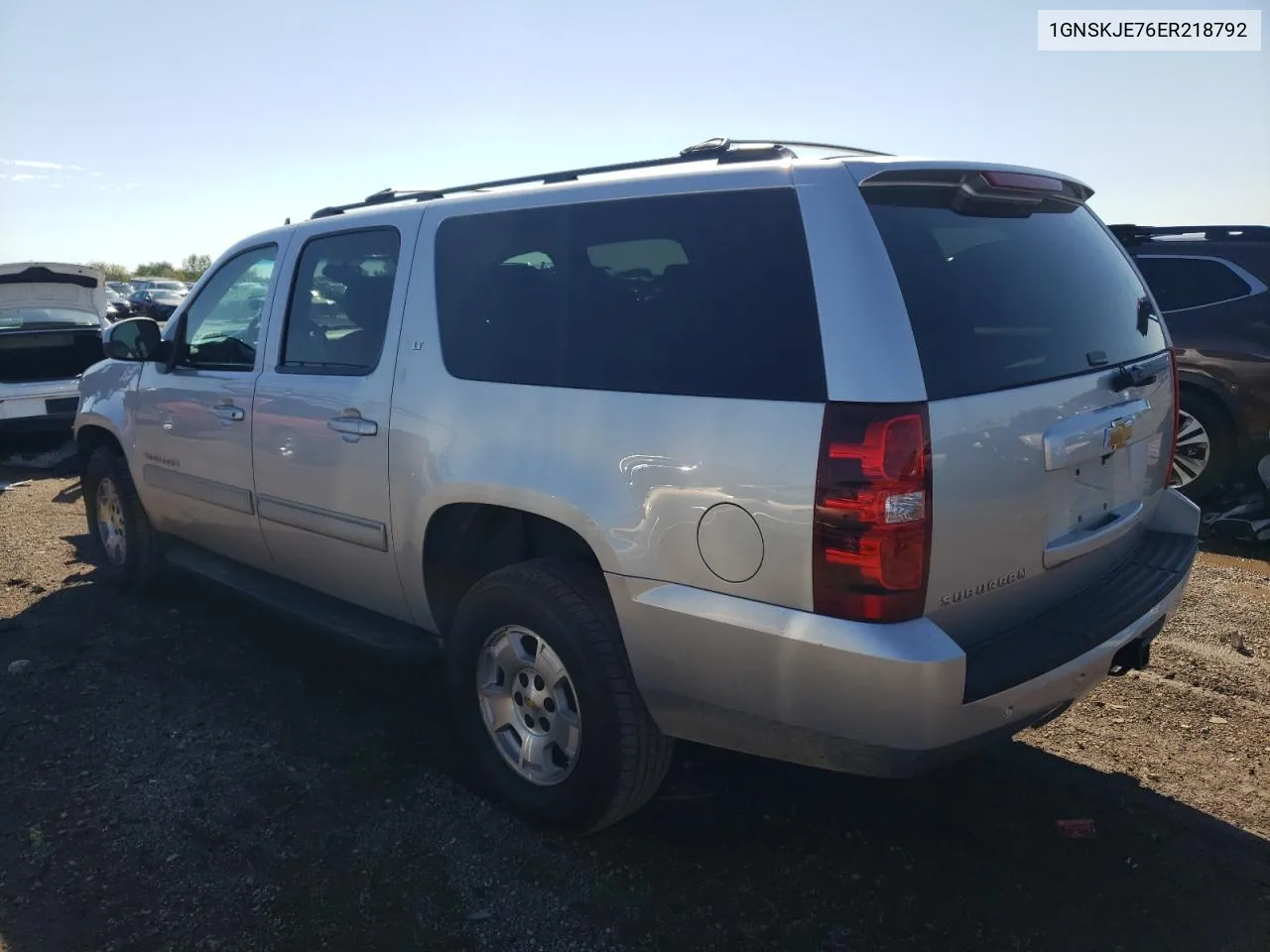 2014 Chevrolet Suburban K1500 Lt VIN: 1GNSKJE76ER218792 Lot: 72941234