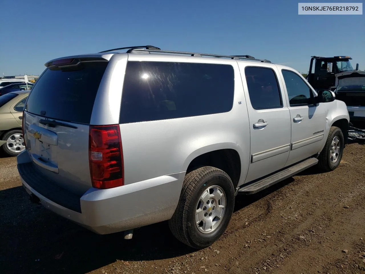 2014 Chevrolet Suburban K1500 Lt VIN: 1GNSKJE76ER218792 Lot: 72941234