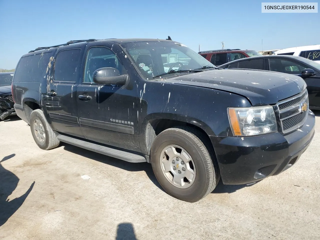 2014 Chevrolet Suburban C1500 Lt VIN: 1GNSCJE0XER190544 Lot: 73096564