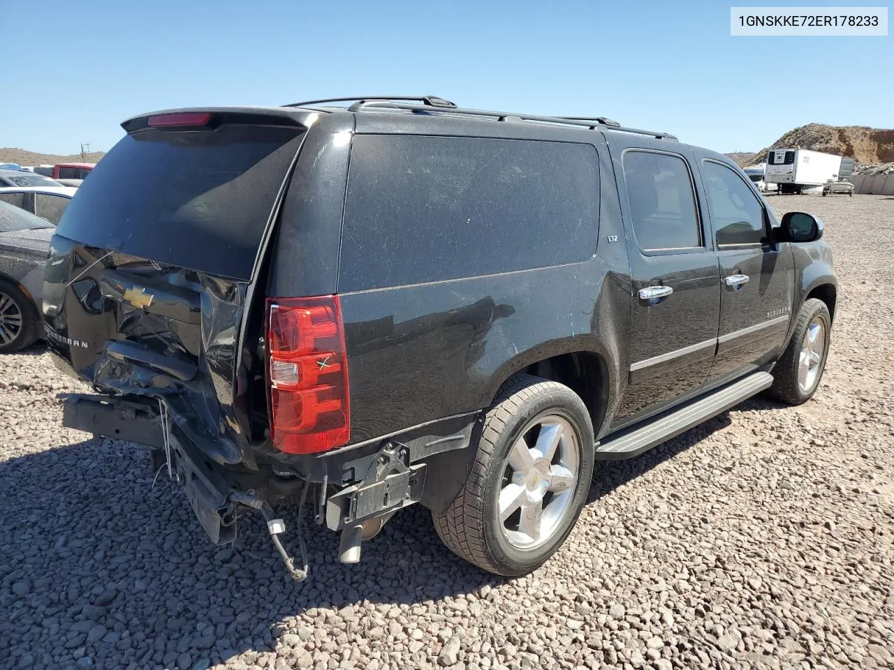 2014 Chevrolet Suburban K1500 Ltz VIN: 1GNSKKE72ER178233 Lot: 74854114