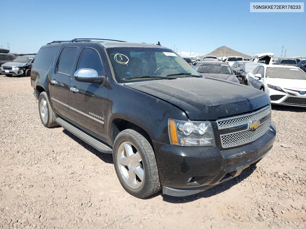 2014 Chevrolet Suburban K1500 Ltz VIN: 1GNSKKE72ER178233 Lot: 74854114